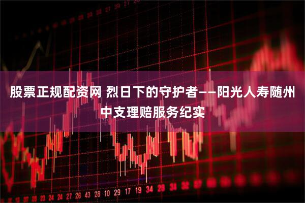 股票正规配资网 烈日下的守护者——阳光人寿随州中支理赔服务纪实